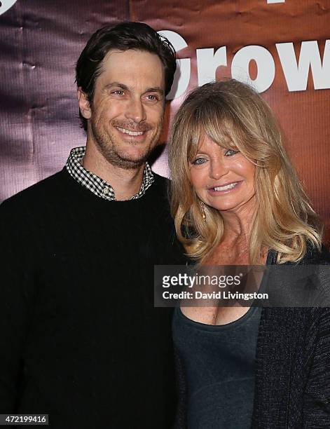 Actor Oliver Hudson and mother actress Goldie Hawn attend the premiere of Roadside Attractions' & Godspeed Pictures' "Where Hope Grows" at ArcLight...
