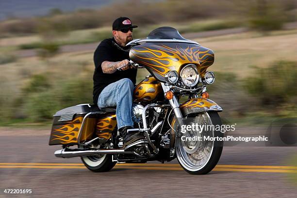 ez rider - harley davidson motorcycles stock pictures, royalty-free photos & images