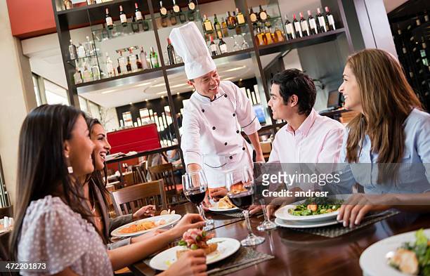 dinner with friends - upper class stock pictures, royalty-free photos & images
