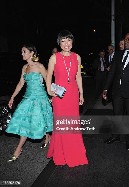 Angelica Cheung attends Michael Kors and iTunes After Party at The Mark Hotel on May 4, 2015 in New York City.