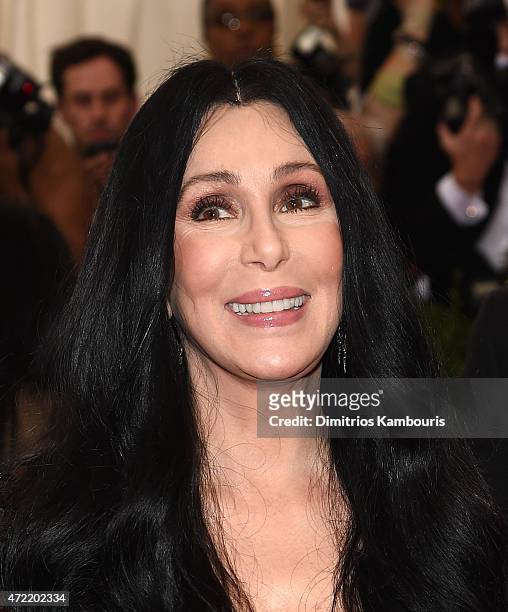 Cher attends the "China: Through The Looking Glass" Costume Institute Benefit Gala at the Metropolitan Museum of Art on May 4, 2015 in New York City.
