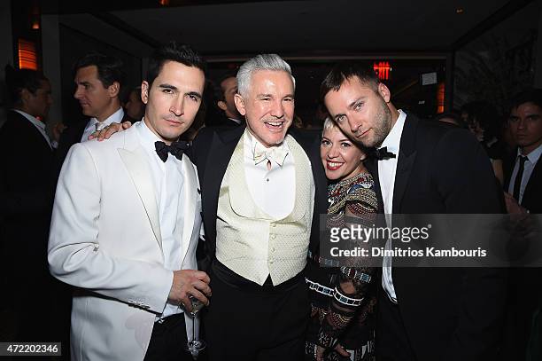 Jack McCollough, Baz Luhrmann, Catherine Martin and Lazaro Hernandez attend Michael Kors and iTunes After Party at The Mark Hotel on May 4, 2015 in...