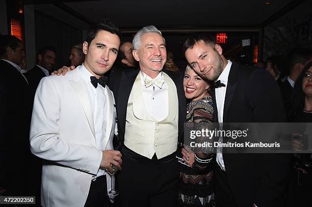 Jack McCollough, Baz Luhrmann, Catherine Martin and Lazaro Hernandez attend Michael Kors and iTunes After Party at The Mark Hotel on May 4, 2015 in...