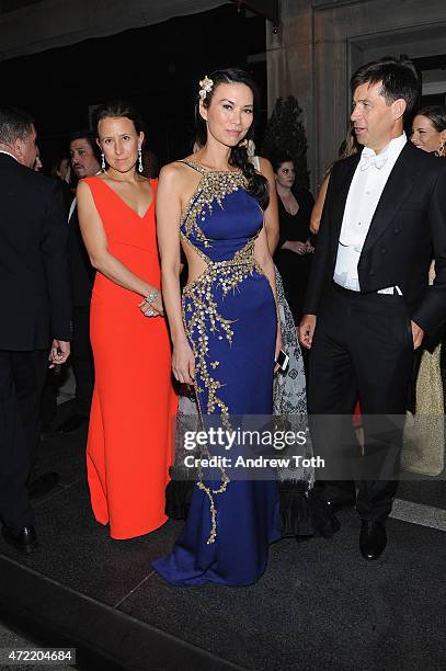 Wendi Deng Murdoch attends Michael Kors and iTunes After Party at The Mark Hotel on May 4, 2015 in New York City.