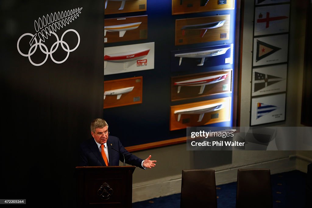 IOC President Thomas Bach Visits New Zealand