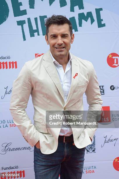 Jesus Vazquez attends a photocall for 'Epidemia The Game' presentation at the El Palauet on May 4, 2015 in Barcelona, Spain.