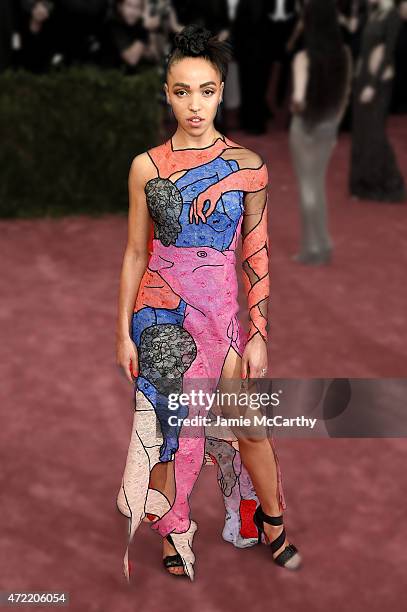 Twigs attends the "China: Through The Looking Glass" Costume Institute Benefit Gala at the Metropolitan Museum of Art on May 4, 2015 in New York City.