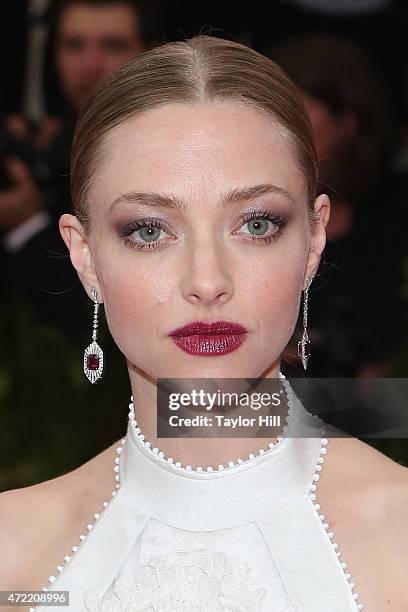 Actress Amanda Seyfried attends "China: Through the Looking Glass", the 2015 Costume Institute Gala, at Metropolitan Museum of Art on May 4, 2015 in...