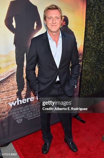 Actor William Zabka attends the premiere of Roadside Attractions' & Godspeed Pictures' "Where Hope Grows" at The ArcLight Cinemas on May 4, 2015 in...