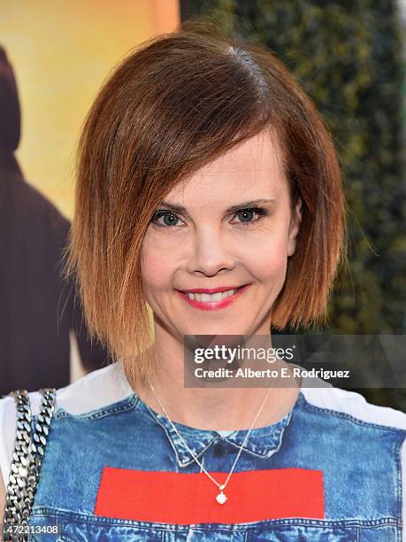 Actress Kiersten Warren attends the premiere of Roadside Attractions' & Godspeed Pictures' "Where Hope Grows" at The ArcLight Cinemas on May 4, 2015...