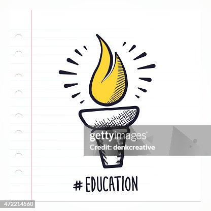 Doodle Flame Torch Doodle Flame Torch