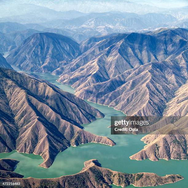 chixoy reservoir, guatemala - guatemala landscape stock pictures, royalty-free photos & images
