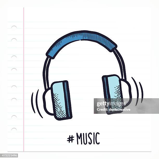 ilustrações, clipart, desenhos animados e ícones de doodle ícone de música - locutor de rádio dj