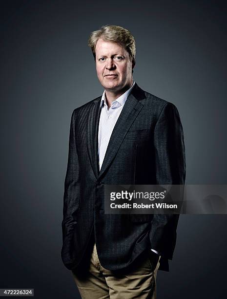 Earl Spencer, Charles Spencer is photographed at his Althorp estate for the Times on July 1, 2104 in Daventry, England.