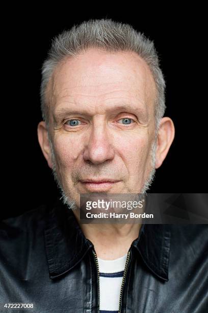 Fashion designer Jean Paul Gaultier is photographed for the Sunday Times magazine on March 12, 2014 in Paris, France.