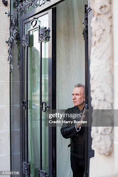 Fashion designer Jean Paul Gaultier is photographed for the Sunday Times magazine on March 12, 2014 in Paris, France.