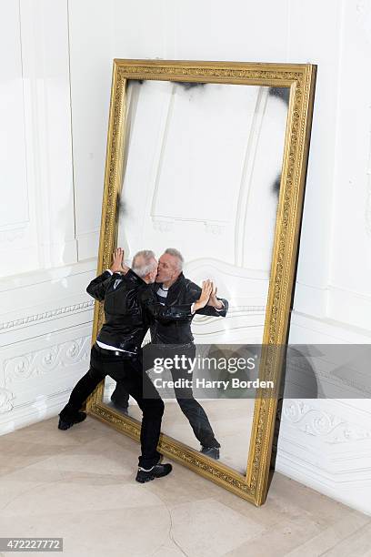 Fashion designer Jean Paul Gaultier is photographed for the Sunday Times magazine on March 12, 2014 in Paris, France.