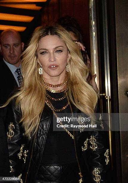 Lourdes Leon and Madonna coming out of the Lady Gaga Party on May 4, 2015 in New York City.