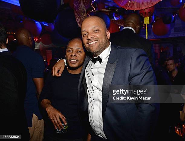 Tyran 'Tata' Smith and Jay Brown attend Rihanna's private Met Gala after party at Up & Down on May 4, 2015 in New York City.