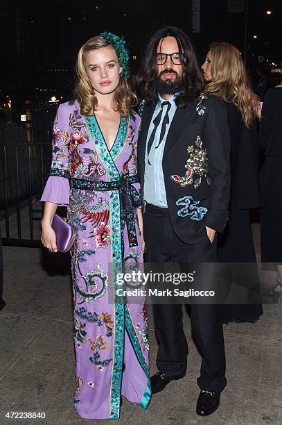 Georgia May Jagger and Alessandro Michele attend the "China: Through The Looking Glass" Costume Institute Benefit Gala After Party on May 4, 2015 at...