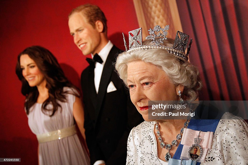The British Royal Family Wax Figures Arrive At Madame Tussauds Washington DC