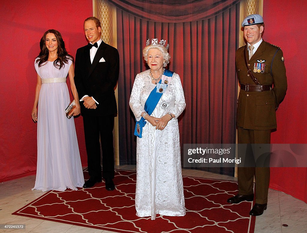 The British Royal Family Wax Figures Arrive At Madame Tussauds Washington DC