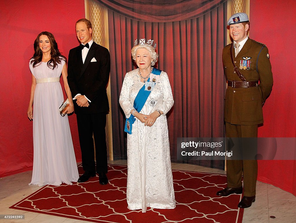 The British Royal Family Wax Figures Arrive At Madame Tussauds Washington DC