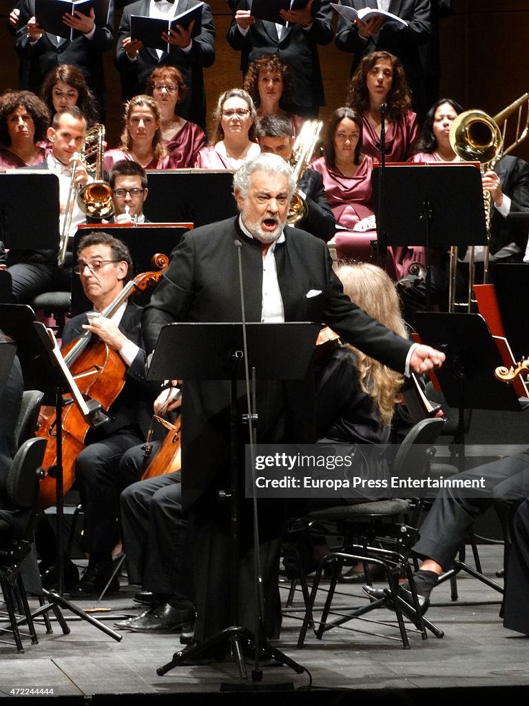Placido Domingo In Concert At Liceo