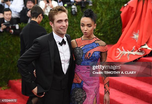 Robert Pattinson and FKA Twig arrives at the 2015 Metropolitan Museum of Art's Costume Institute Gala benefit in honor of the museums latest exhibit...