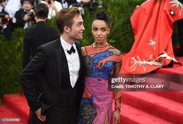 Robert Pattinson and FKA Twig arrives at the 2015 Metropolitan Museum of Art's Costume Institute Gala benefit in honor of the museums latest exhibit...