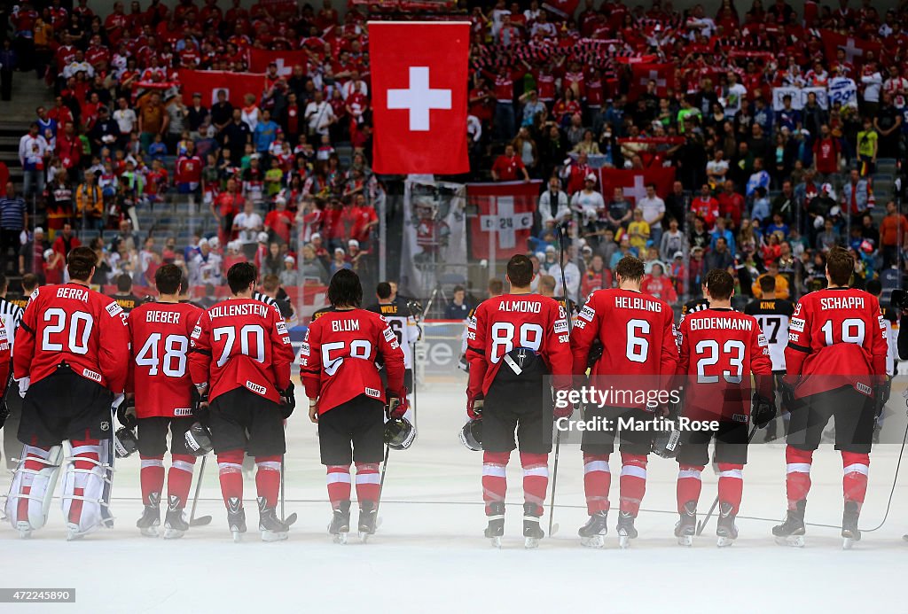 Switzerland v Germany - 2015 IIHF Ice Hockey World Championship