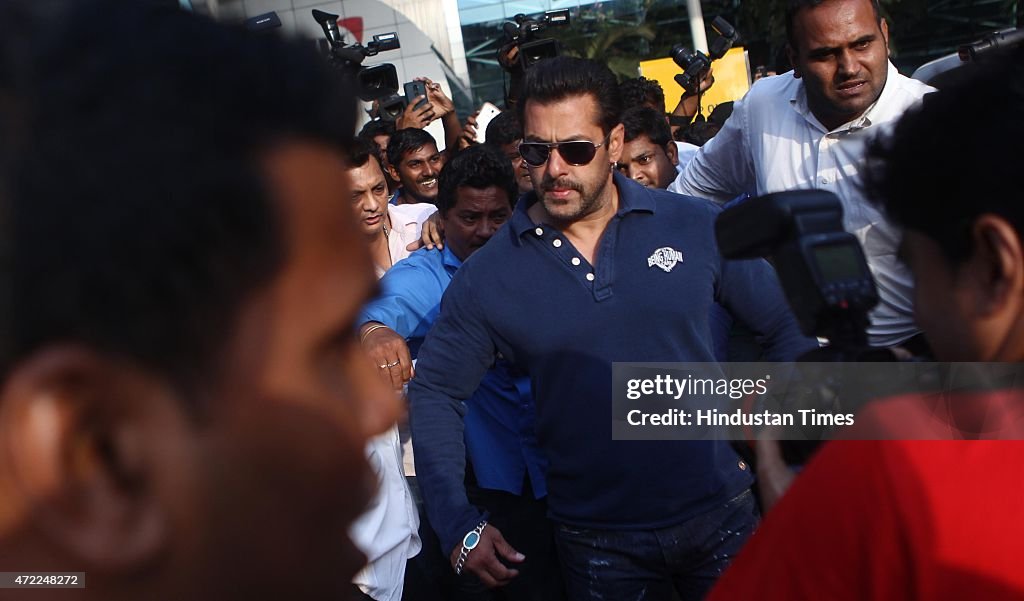 Salman Khan Arrives In Mumbai, Sessions Court To Pronounce Verdict On May 6