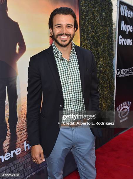 Actor Charlie Ebersol attends the premiere of Roadside Attractions' & Godspeed Pictures' "Where Hope Grows" at The ArcLight Cinemas on May 4, 2015 in...