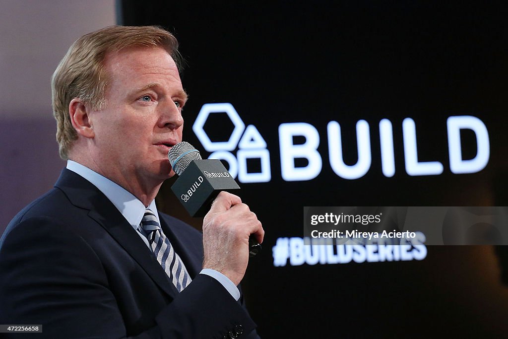 Godell Commissioner of the NFL, Roger Godell attends AOL BUILD Speaker ...