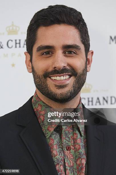 Spanish actor Miguel Diosdado attends "Moet Tiny Tennis" event at the French Embassy on May 5, 2015 in Madrid, Spain.