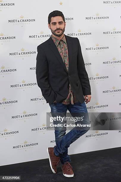 Spanish actor Miguel Diosdado attends "Moet Tiny Tennis" event at the French Embassy on May 5, 2015 in Madrid, Spain.