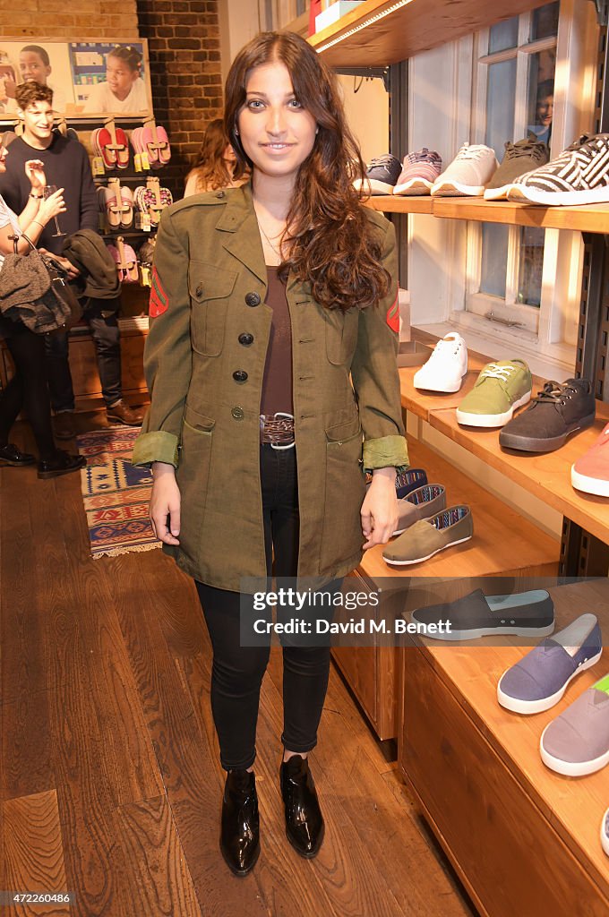 The Launch Of TOMS London Community Outpost