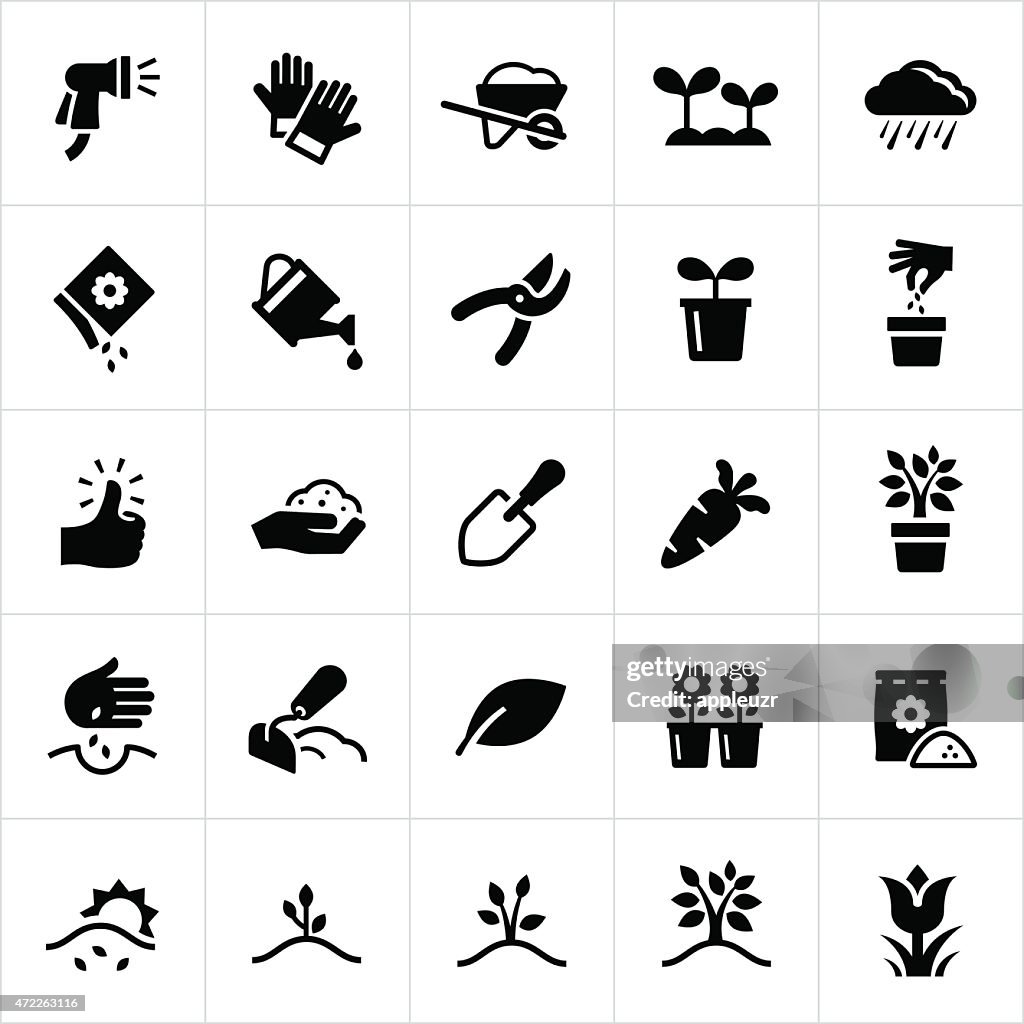 Gardening and Planting Icons