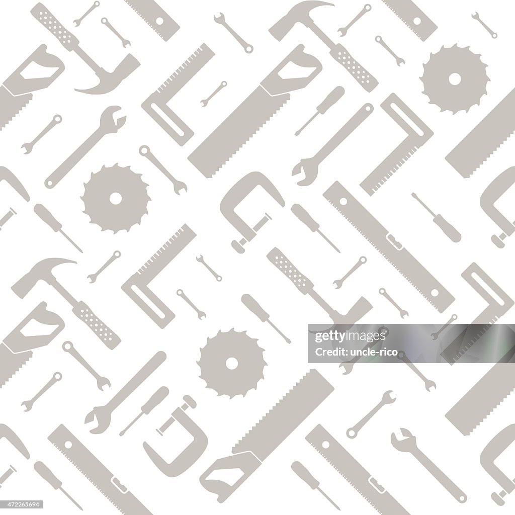 Tools Pattern Image Tools And Instruments Seamless Pattern High-Res Vector Graphic - Getty ...