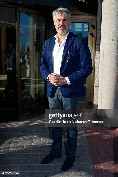 Agustin Bravo attends the funeral chapel for the journalist Jesus Hermida at La Paz Morgue on May 05, 2015 in Madrid, Spain.