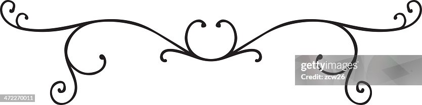 Curled Scroll Vector Curly Scroll High-Res Vector Graphic - Getty Images