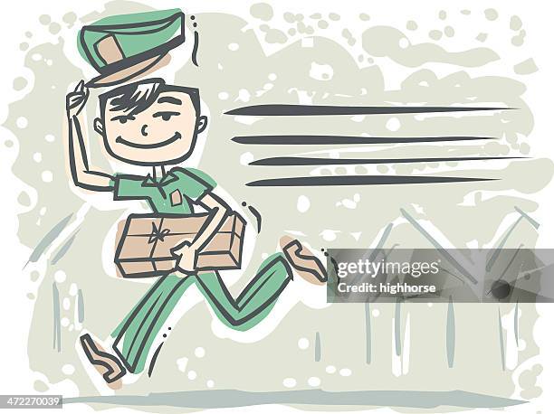 special delivery - special delivery package stock illustrations