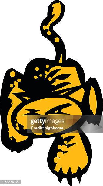 cat stalker - stalker stock illustrations