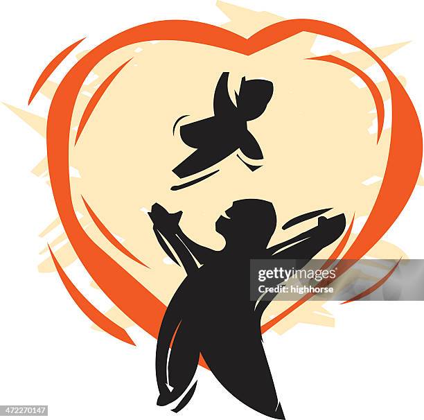 caring, happy father and child - concerned parent stock illustrations
