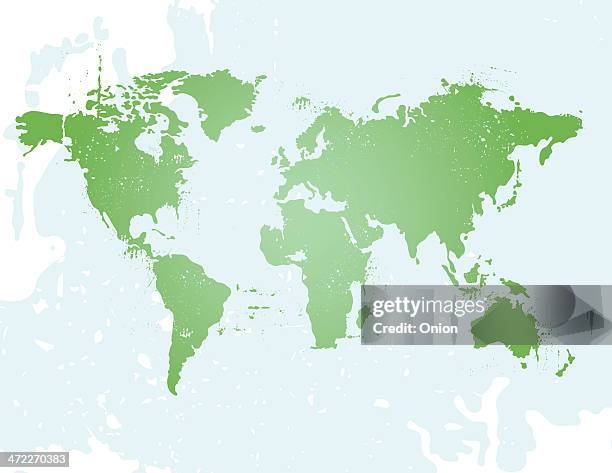 grunge world map - illustration - rural india stock illustrations