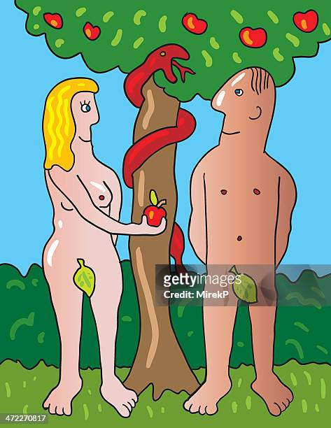 アダムとイヴのエデンの園 - エデンの園点のイラスト素材／クリップアート素材／マンガ素材／アイコン素材