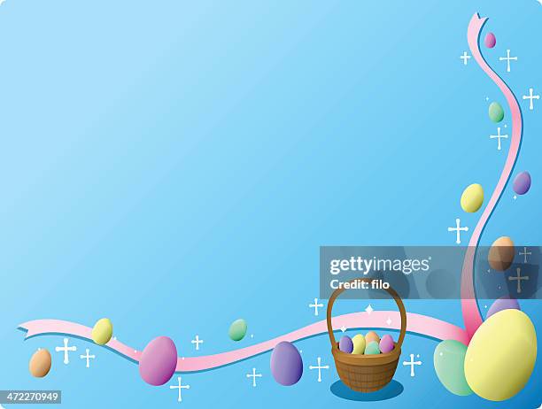 Methodist Easter Border Religious Easter Border Clip Art Cross Border Christian Vector Images