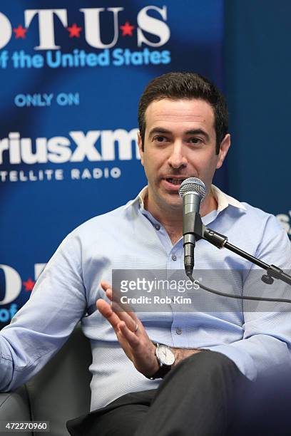 Ari Melber attends a special edition of SiriusXM's No Labels Radio, airing on SiriusXM POTUS at SiriusXM Studios on May 5, 2015 in New York City.