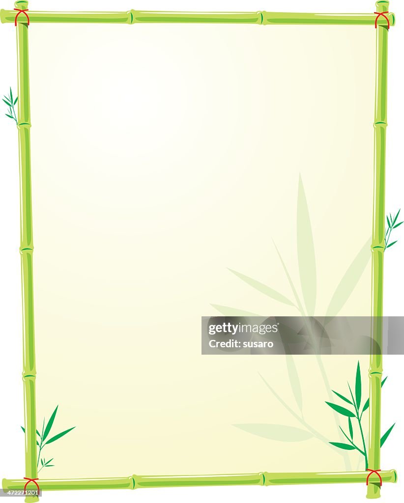 Bamboo frame