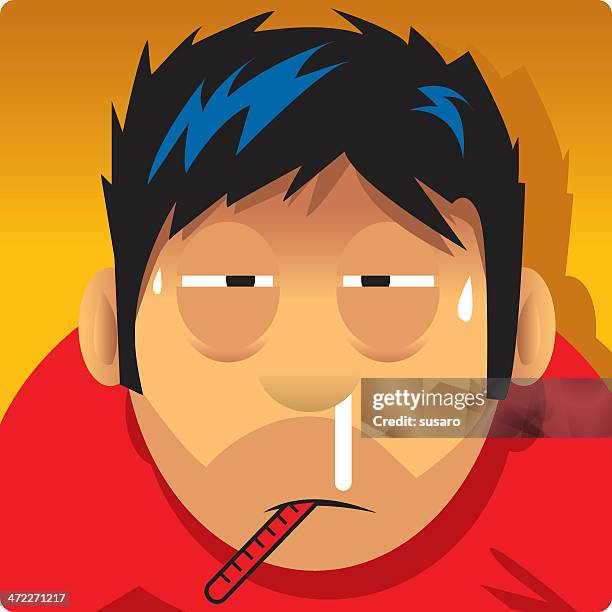 sick as a dog - pause game stock illustrations